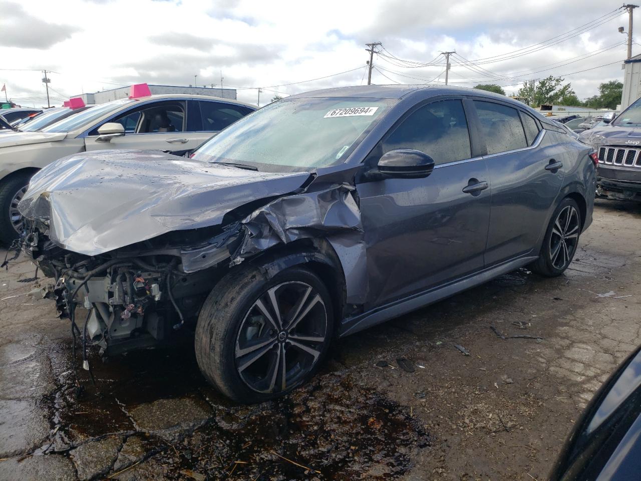 2022 NISSAN SENTRA SR VIN:3N1AB8DV4NY212371