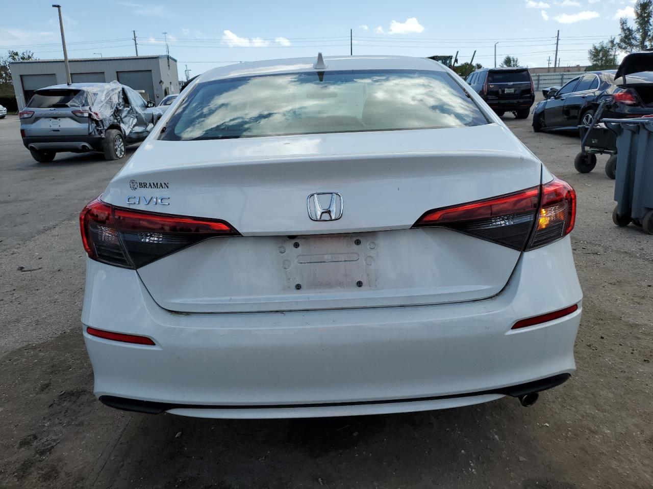 2022 HONDA CIVIC LX VIN:2HGFE2F23NH510380