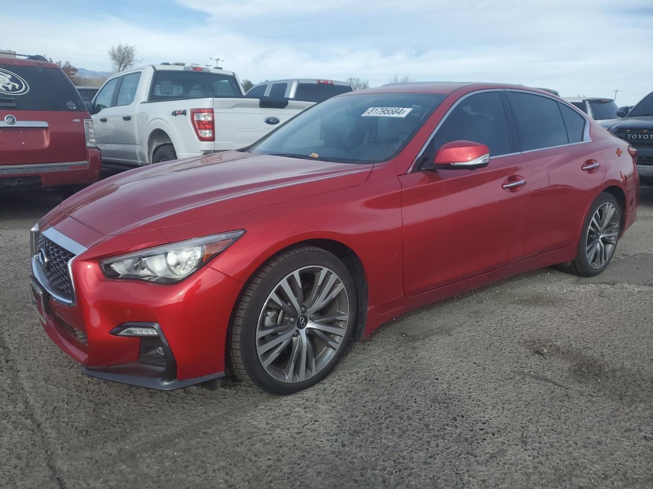 2022 INFINITI Q50 SENSORY VIN:JN1EV7CR3NM340790