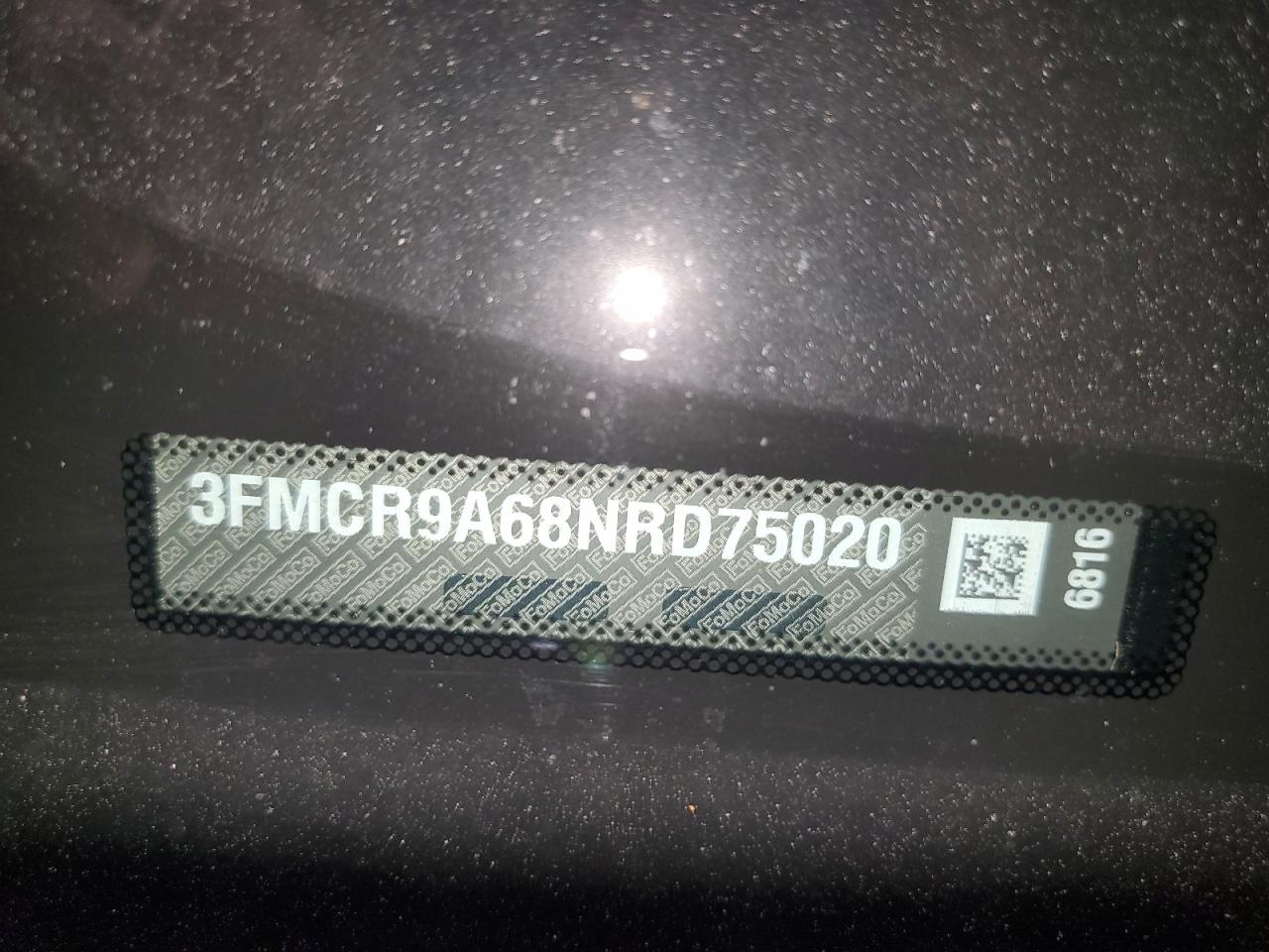 2022 FORD BRONCO SPORT  VIN:3FMCR9A68NRD75020