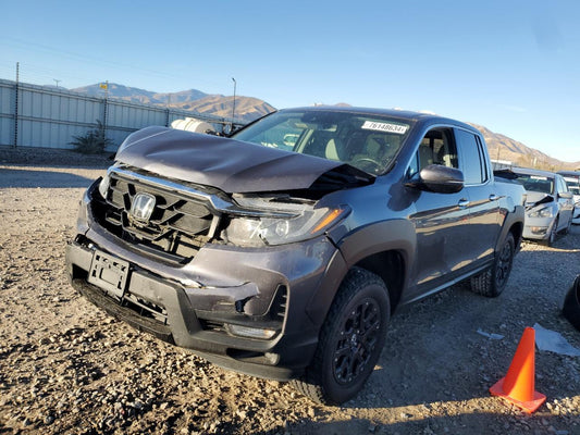 2022 HONDA RIDGELINE RTL VIN:5FPYK3F79NB019536
