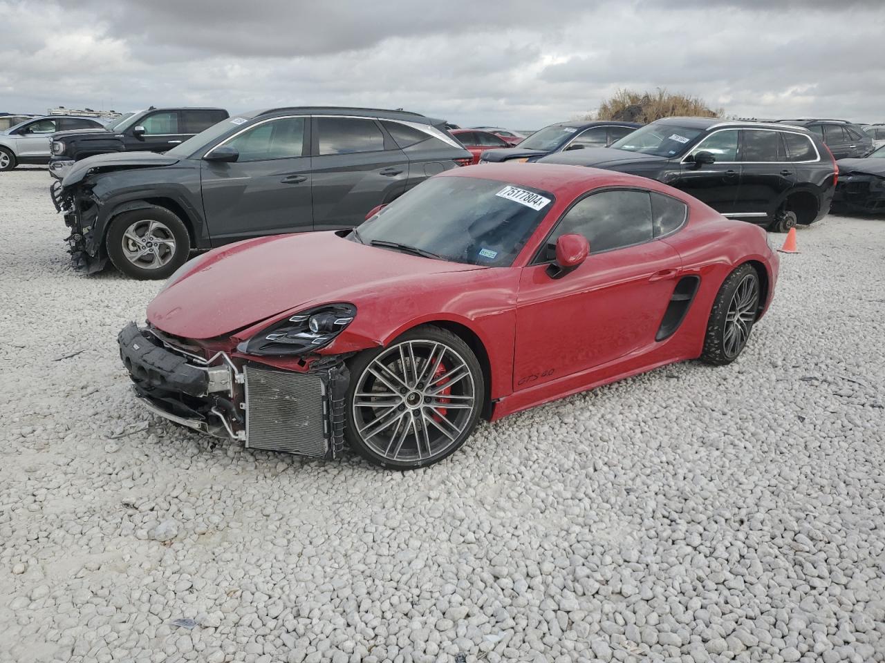 2022 PORSCHE CAYMAN GTS VIN:WP0AD2A89NS268467