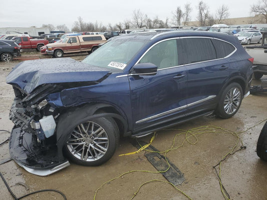 2022 ACURA MDX ADVANCE VIN:5J8YE1H87NL007779