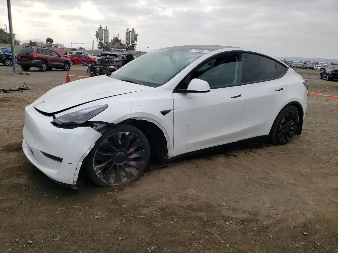 2022 TESLA MODEL Y  VIN:7SAYGDEF5NF317884