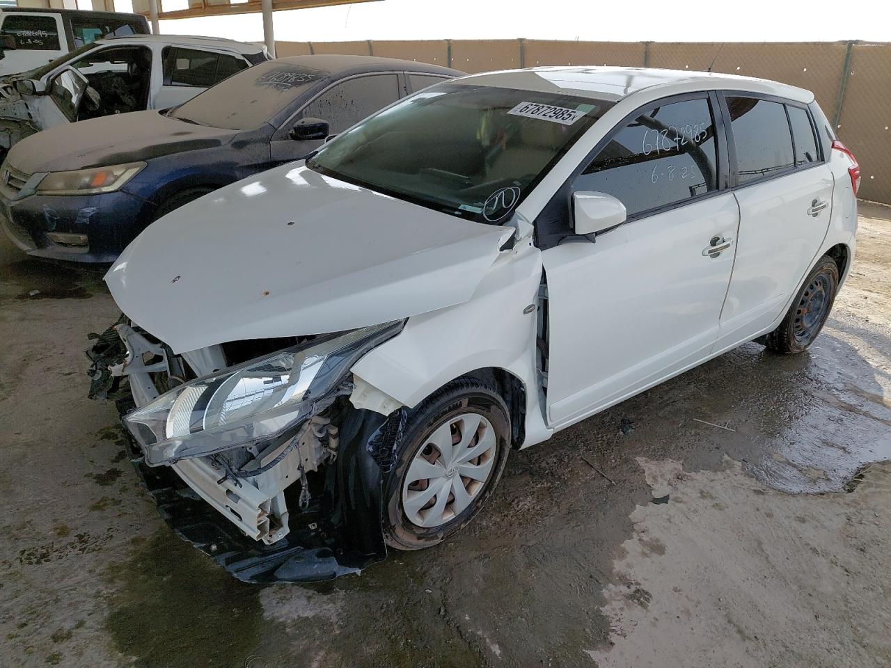 2016 TOYOTA YARIS VIN:MR2KW9F34G1******