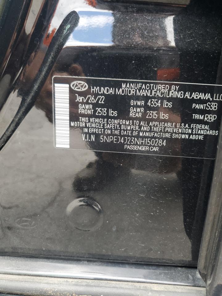 2022 HYUNDAI SONATA SEL PLUS VIN:5NPEJ4J23NH150284