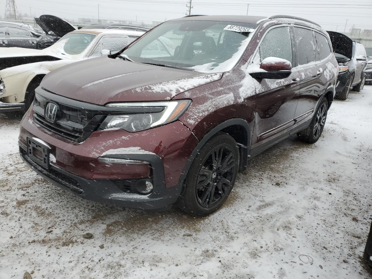 2022 HONDA PILOT SE VIN:5FNYF6H21NB097051