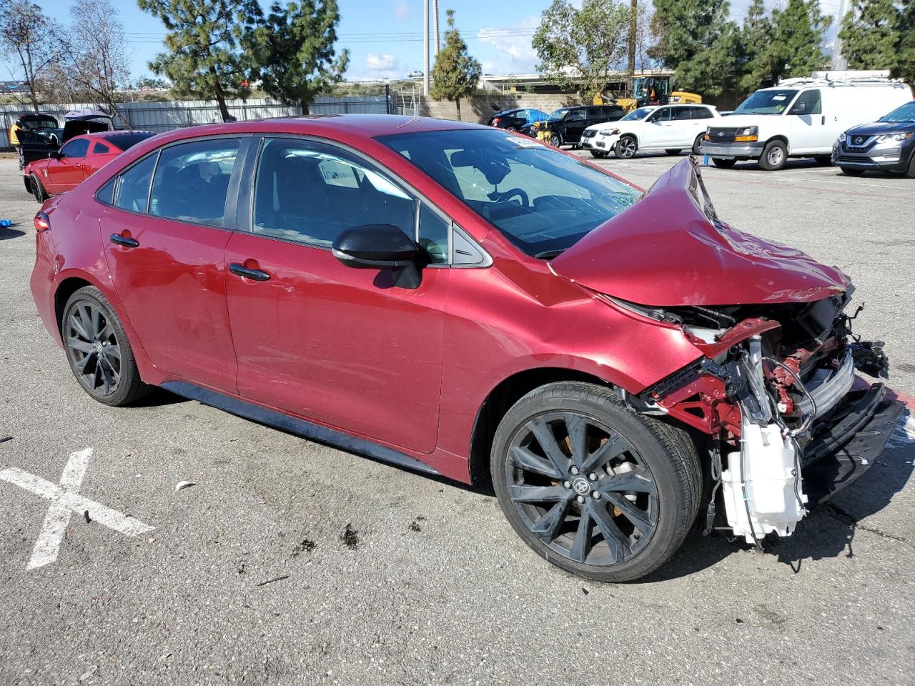 2022 TOYOTA COROLLA SE VIN:5YFS4MCE9NP133476