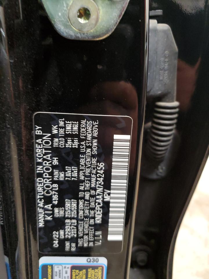 2022 KIA SELTOS LX VIN:KNDEPCAA7N7342456