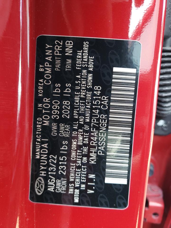 2023 HYUNDAI ELANTRA N LINE VIN:KMHLR4AF7PU415148