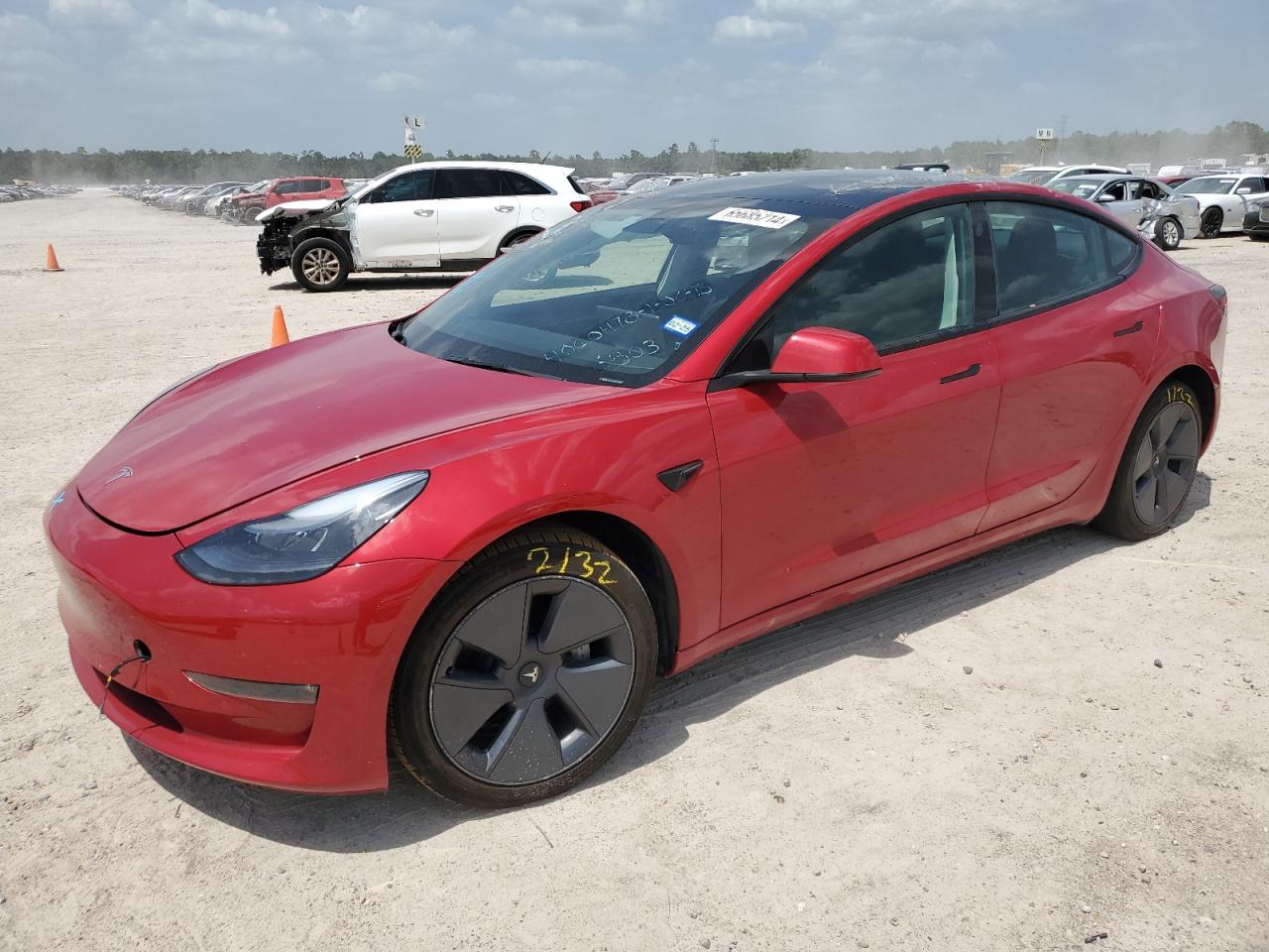 2022 TESLA MODEL 3  VIN:5YJ3E1EB3NF193803