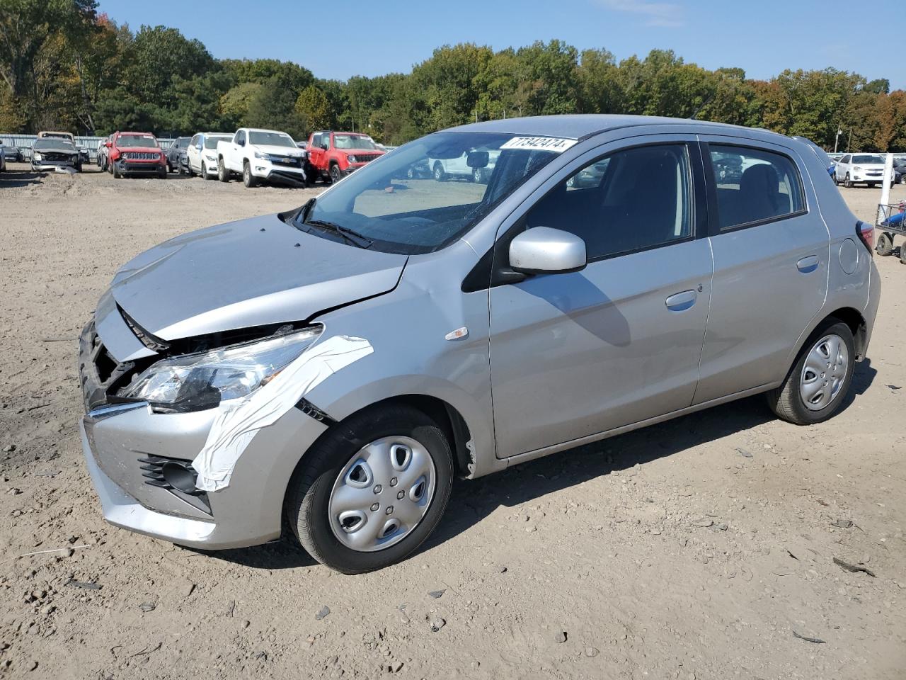 2022 MITSUBISHI MIRAGE ES VIN:ML32AUHJ0NH001154