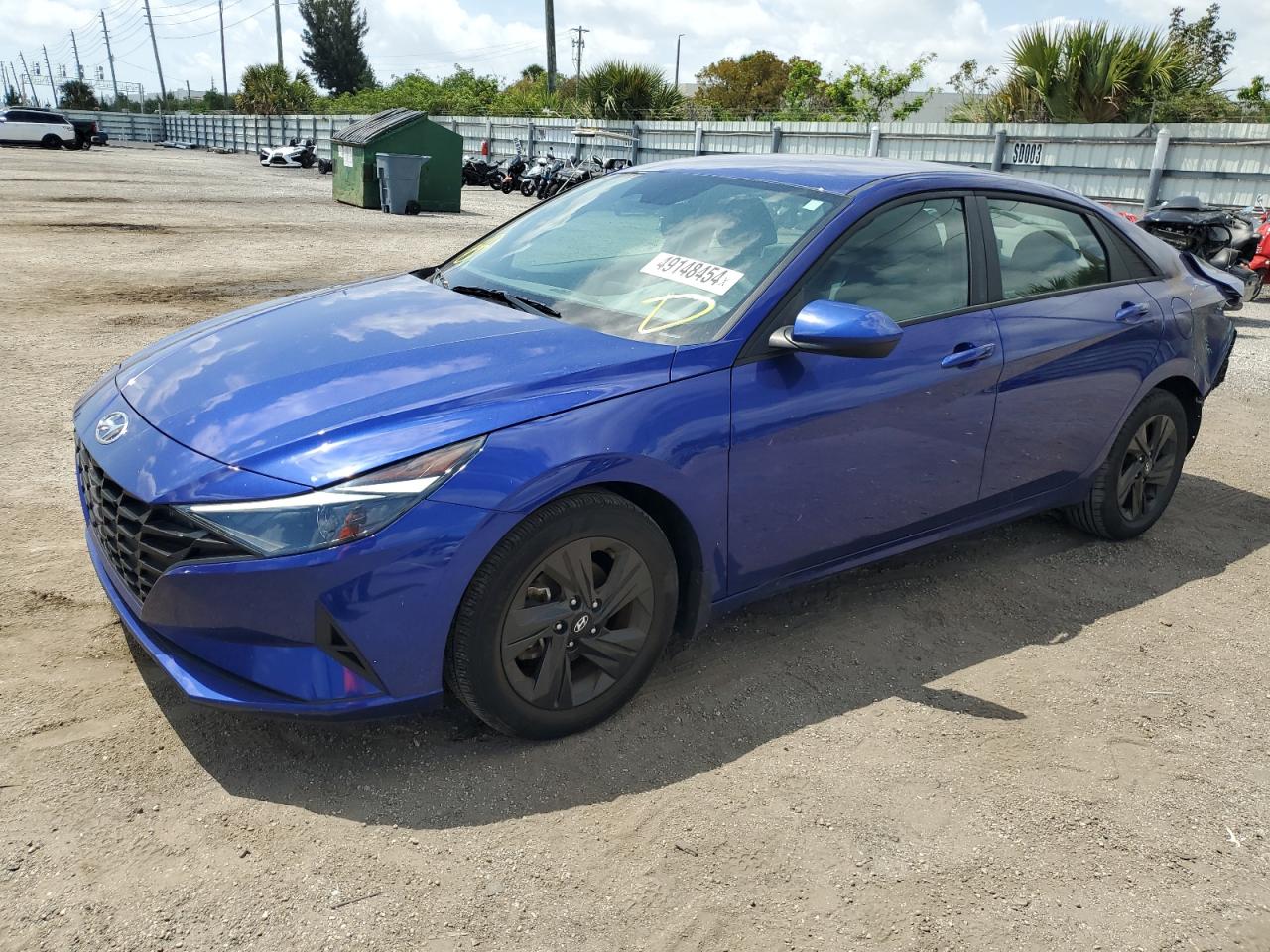 2022 HYUNDAI ELANTRA SEL VIN:KMHLM4AGXNU284415