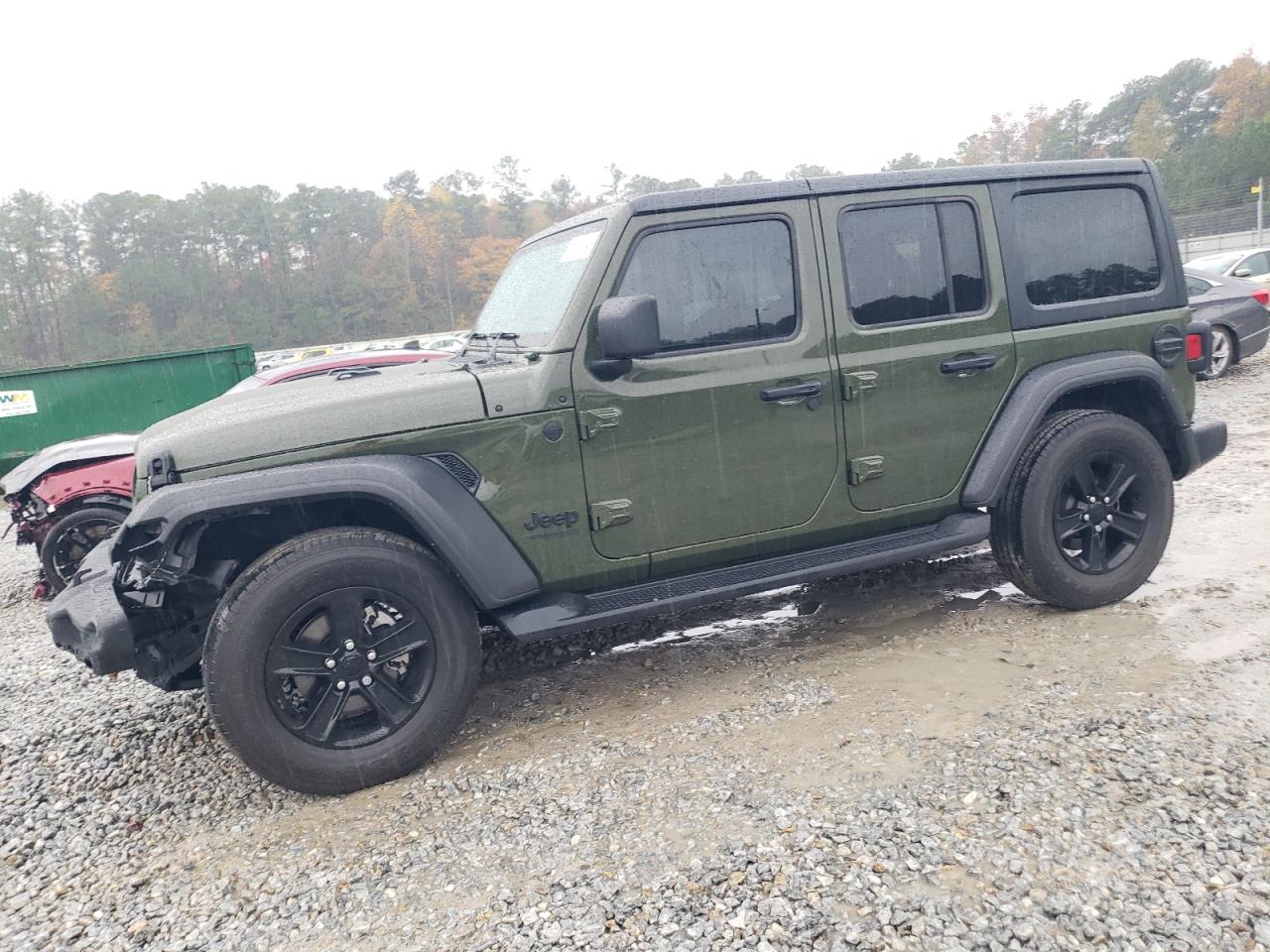 2022 JEEP WRANGLER UNLIMITED SPORT VIN:1C4HJXDN3NW224656