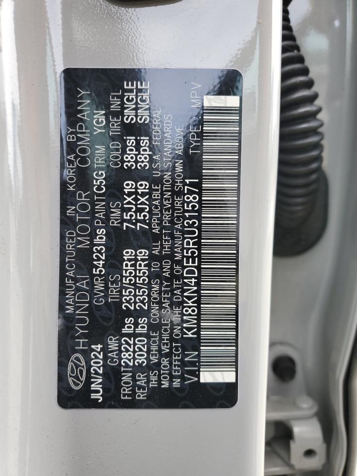 2024 HYUNDAI IONIQ 5 SEL VIN:KM8KN4DE5RU315871