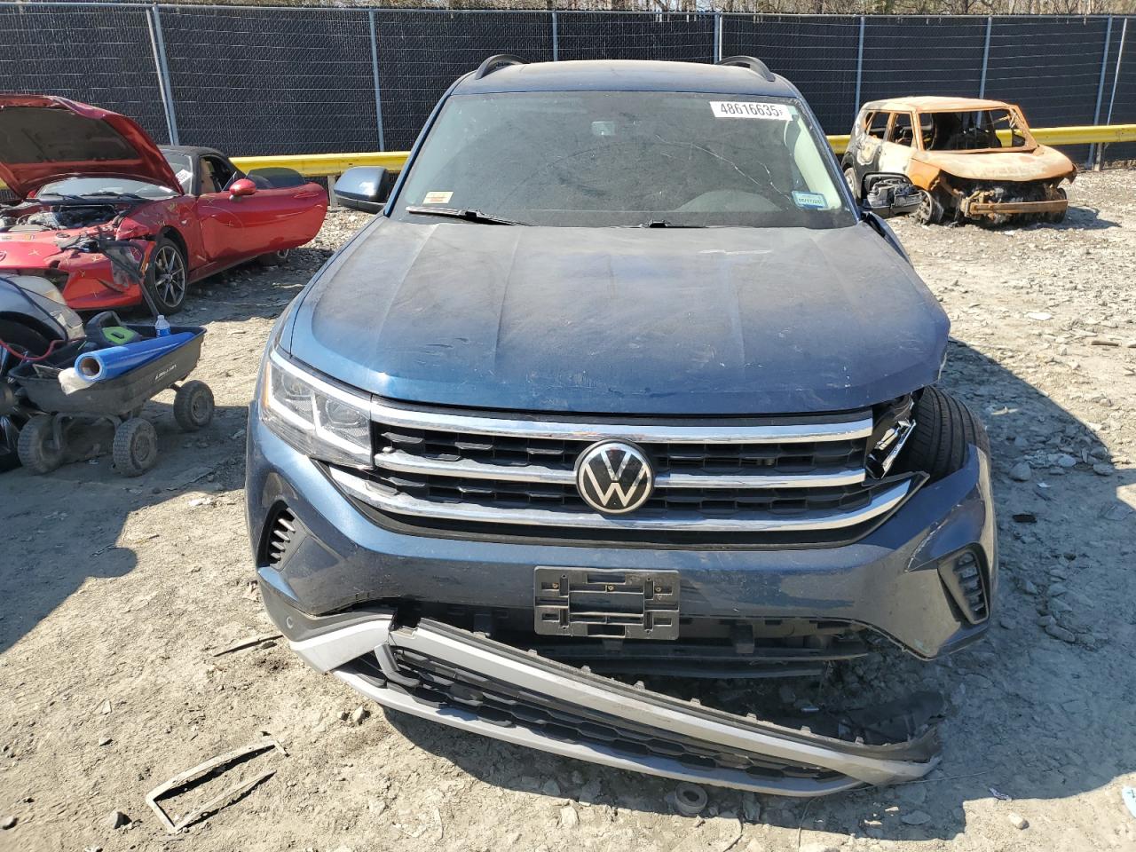 2022 VOLKSWAGEN ATLAS SE VIN:1V2KP2CA0NC514214