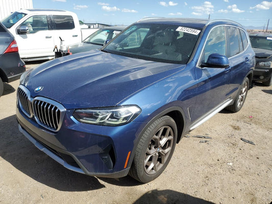 2022 BMW X3 SDRIVE30I VIN:5UX43DP09N9J69408