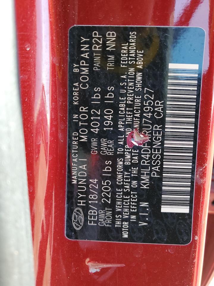 2024 HYUNDAI ELANTRA N LINE VIN:KMHLR4DFXRU749527