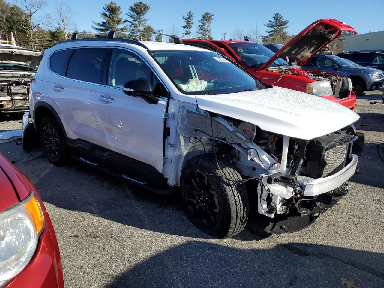 2022 HYUNDAI SANTA FE SEL VIN:5NMS6DAJ5NH393393