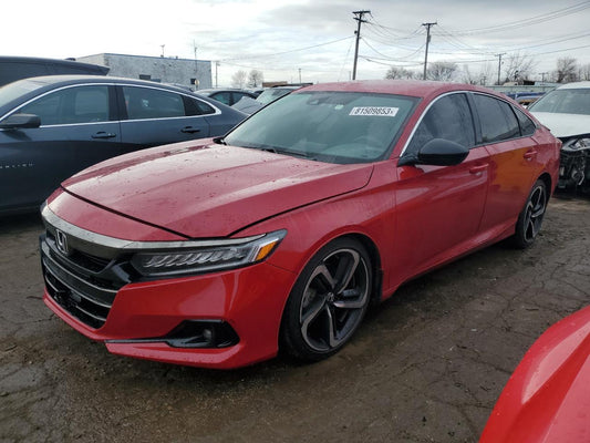 2022 HONDA ACCORD SPORT VIN:1HGCV1F39NA002225