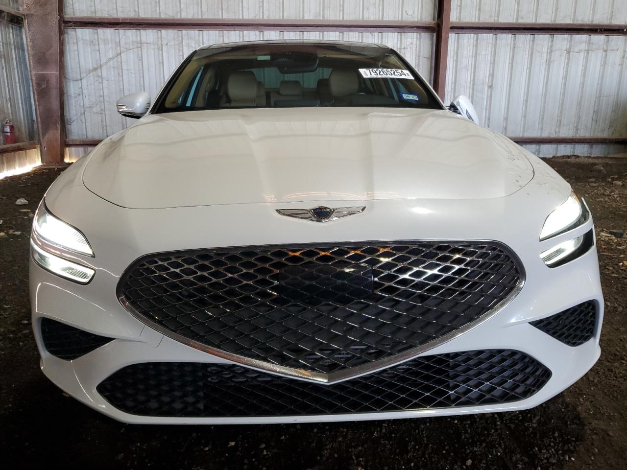 2022 GENESIS G70 BASE VIN:KMTG34TA3NU087699