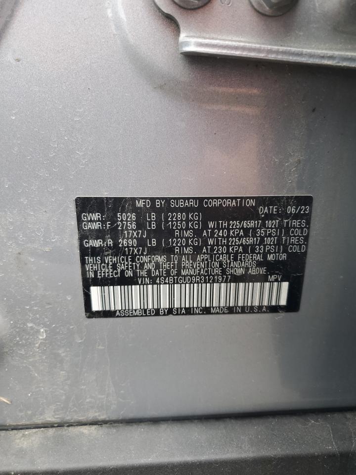 2024 SUBARU OUTBACK WILDERNESS VIN:4S4BTGUD9R3121977