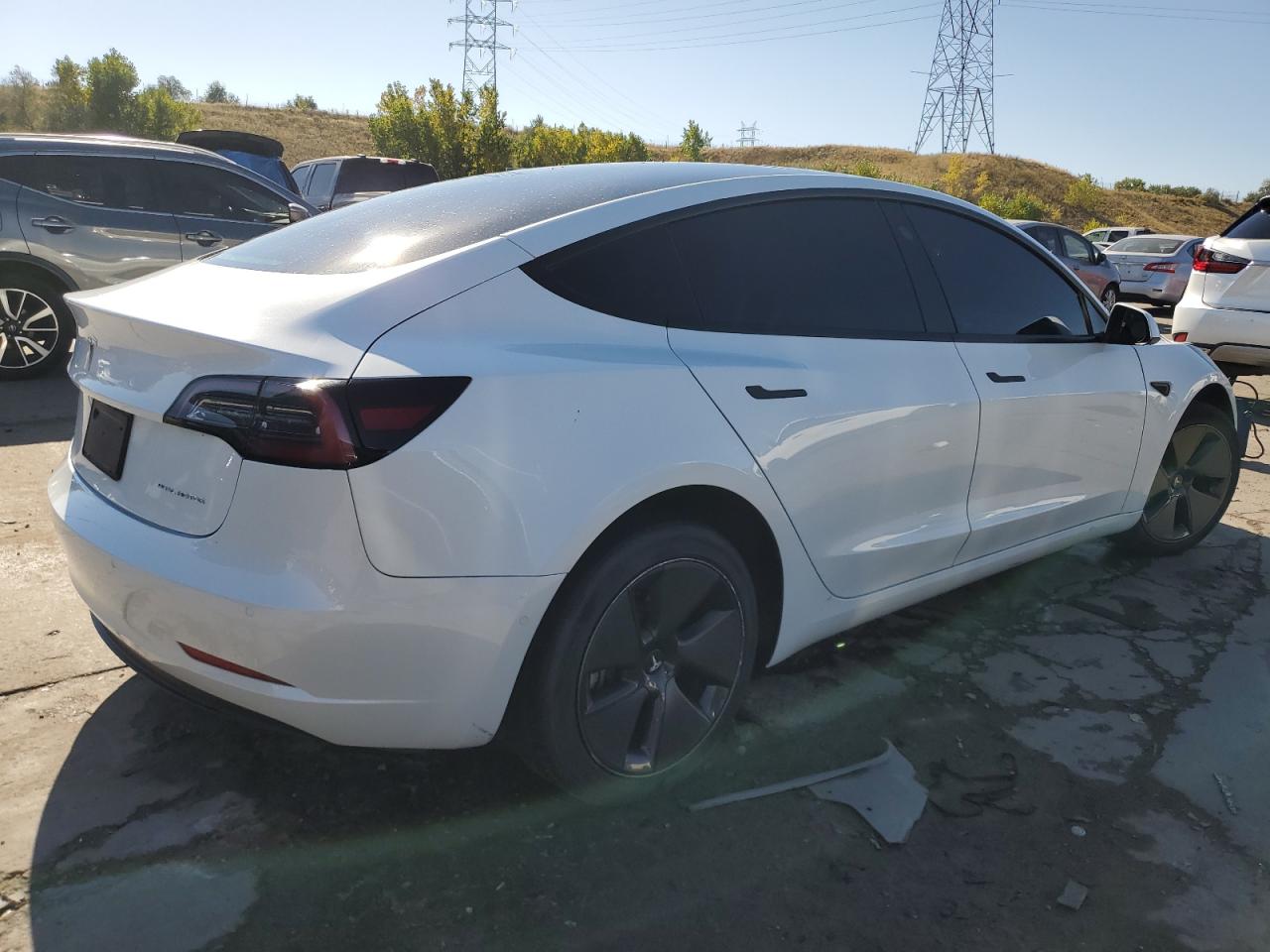 2022 TESLA MODEL 3  VIN:5YJ3E1EB8NF315619