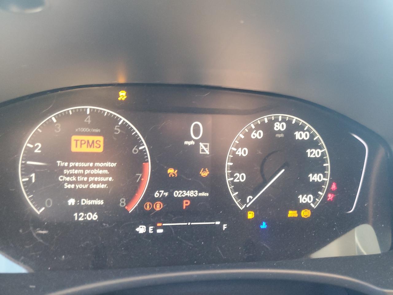 2023 HONDA CIVIC EX VIN:2HGFE1F70PH306161