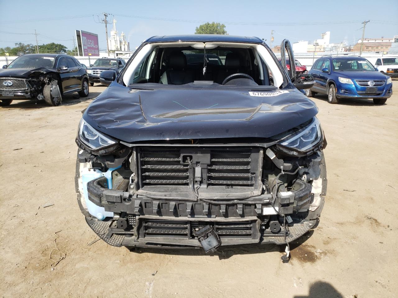 2022 FORD EDGE TITANIUM VIN:2FMPK4K91NBA31528