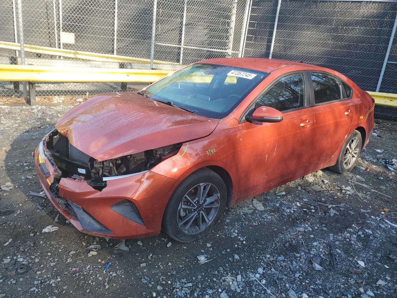2022 KIA FORTE FE VIN:3KPF24AD8NE467713