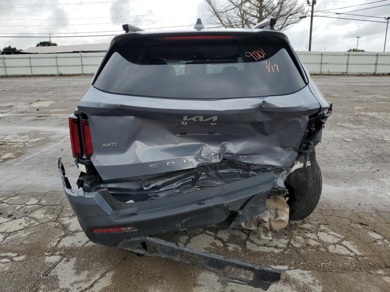 2022 KIA SORENTO S VIN:5XYRLDLC1NG109001