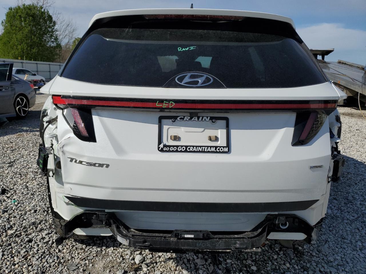 2022 HYUNDAI TUCSON SEL VIN:5NMJBCAE1NH012546