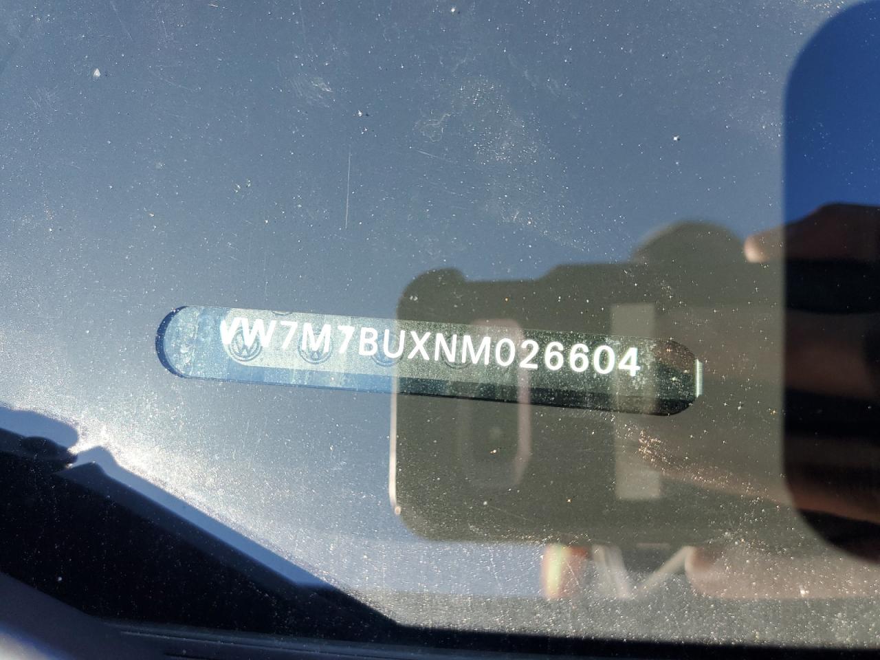 2022 VOLKSWAGEN JETTA SE VIN:3VW7M7BUXNM026604