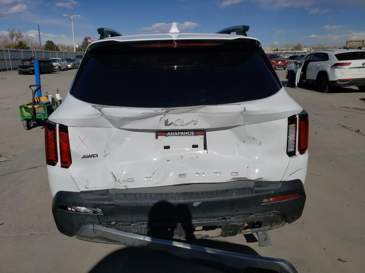 2022 KIA SORENTO EX VIN:5XYRHDLF8NG119813