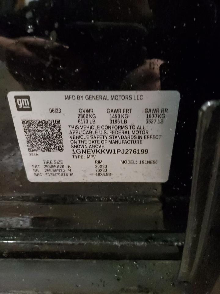 2023 CHEVROLET TRAVERSE PREMIER VIN:1GNEVKKW1PJ276199