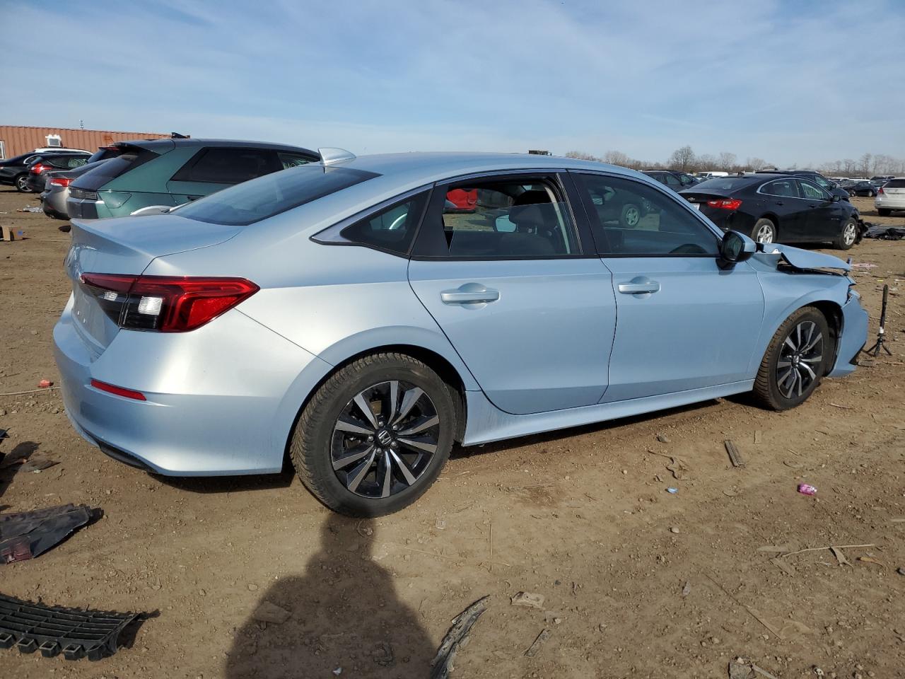 2022 HONDA CIVIC EX VIN:2HGFE1F78NH307412
