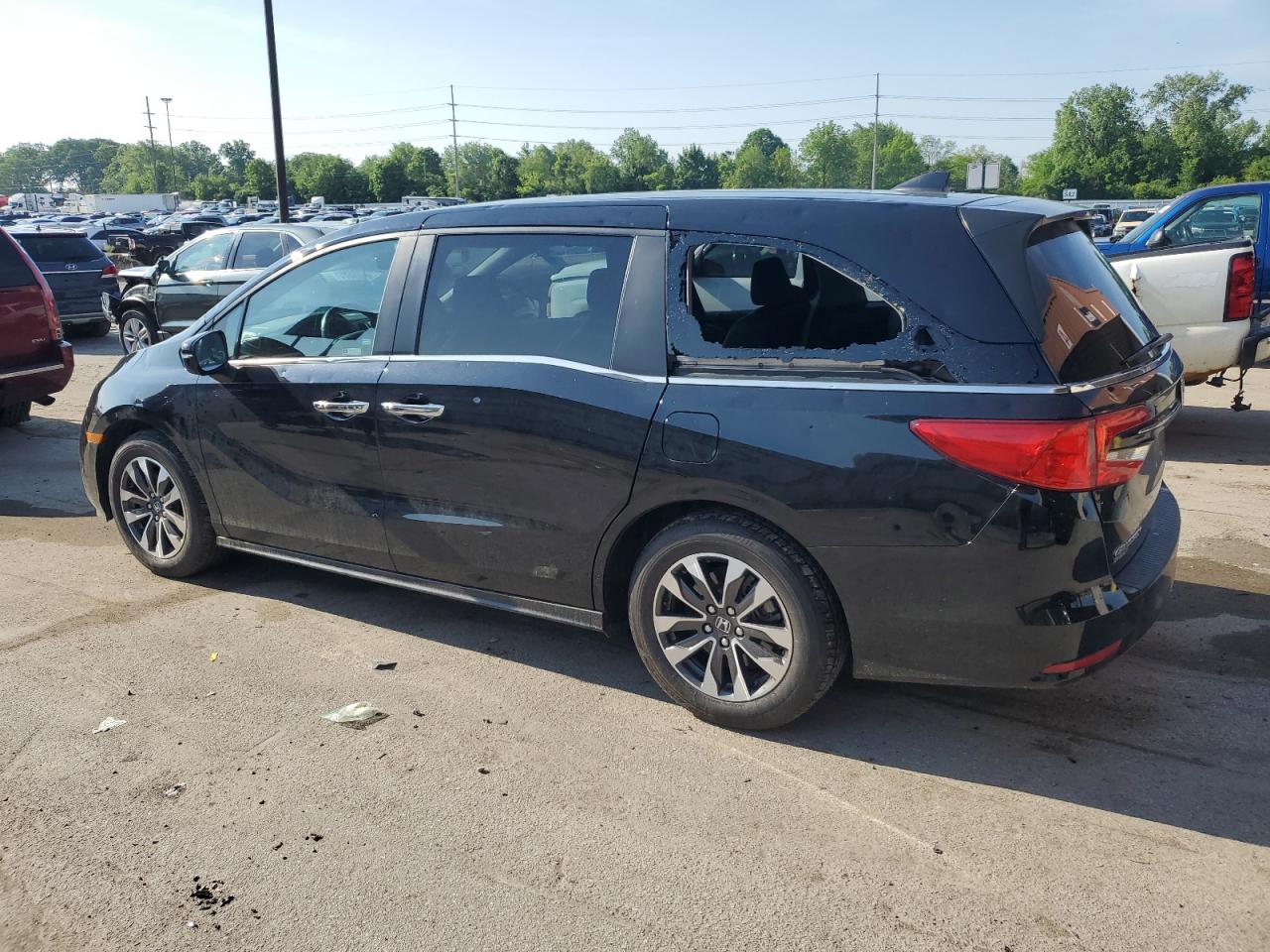 2022 HONDA ODYSSEY EXL VIN:5FNRL6H72NB008936