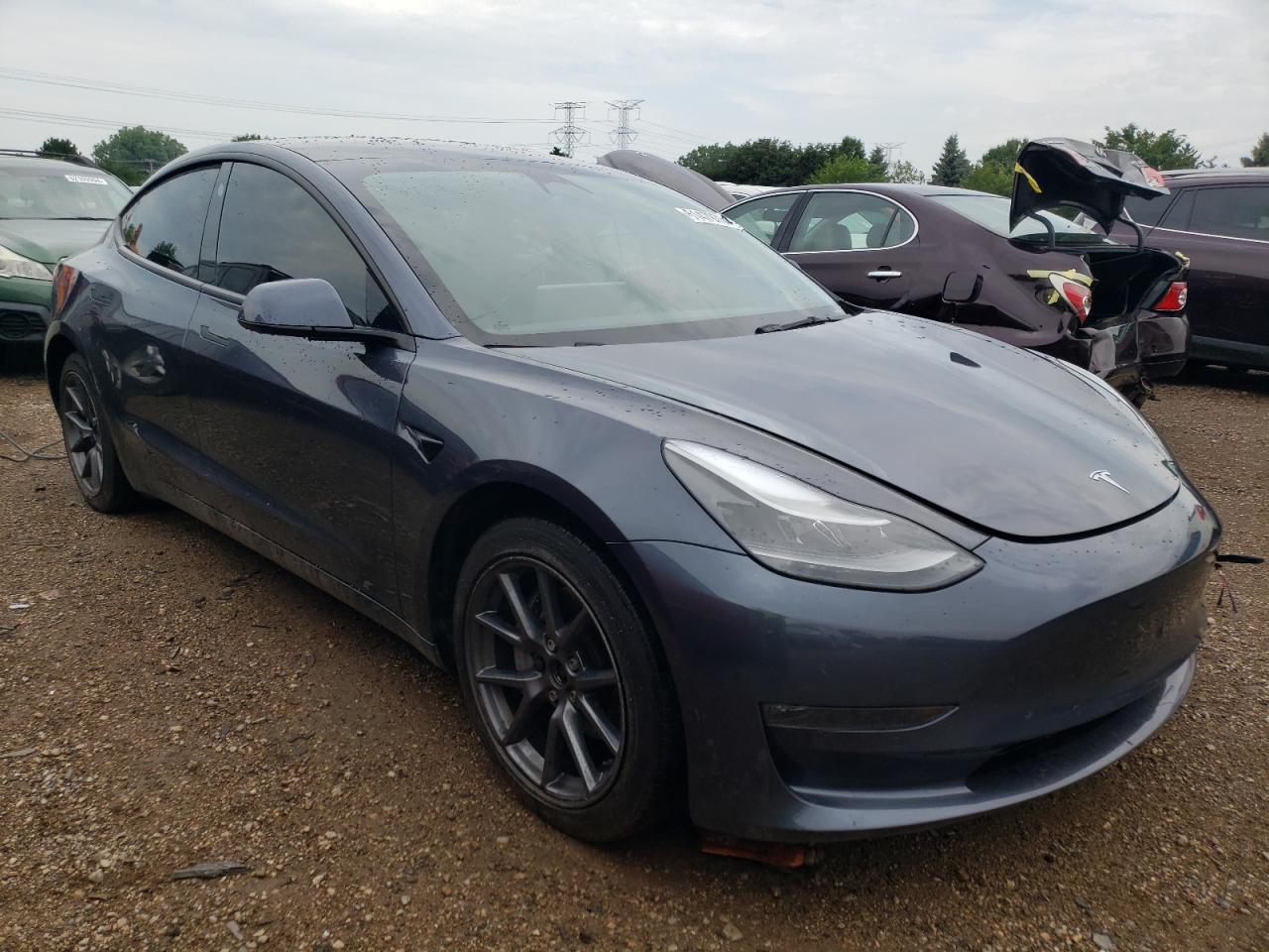 2022 TESLA MODEL 3  VIN:5YJ3E1EB3NF182851