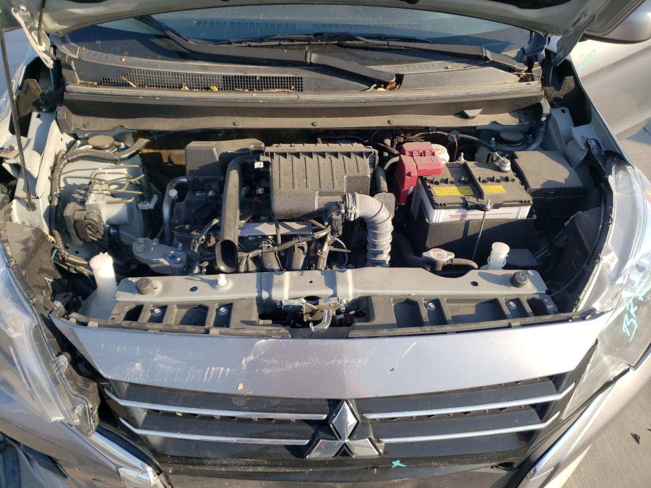 2022 MITSUBISHI MIRAGE ES VIN:ML32AUHJ7NH009302