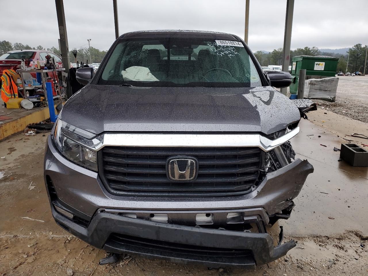 2022 HONDA RIDGELINE RTL VIN:5FPYK3F59NB010849