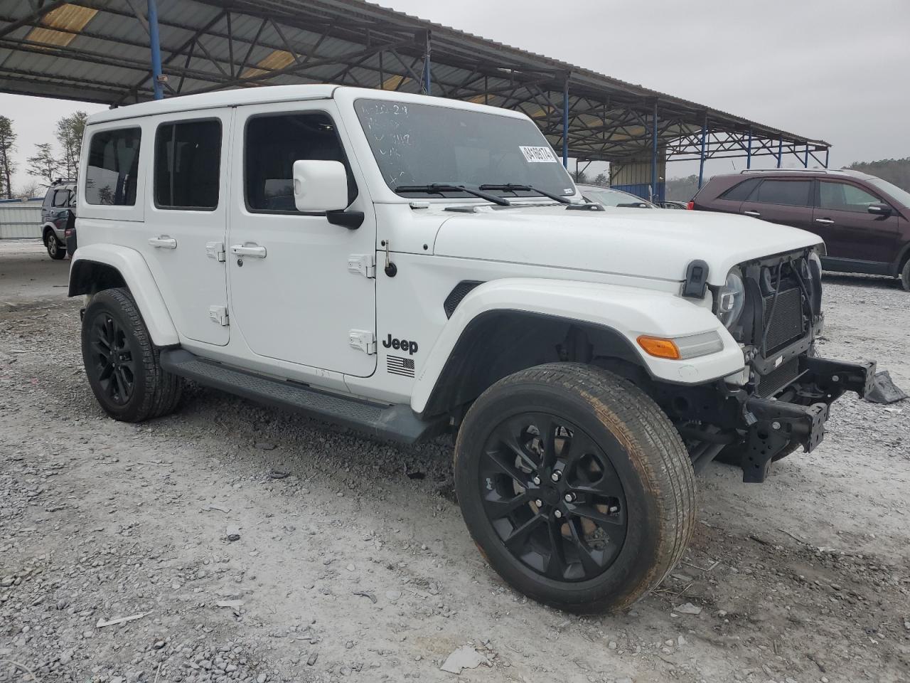 2022 JEEP WRANGLER UNLIMITED SAHARA VIN:1C4HJXEG6NW158118