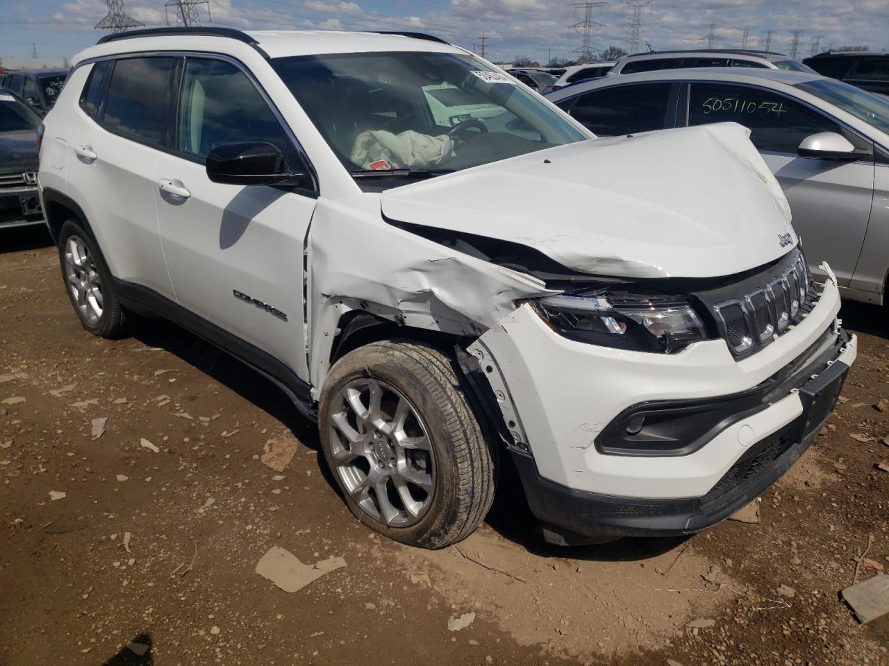 2022 JEEP COMPASS LATITUDE LUX VIN:3C4NJDFB6NT197009