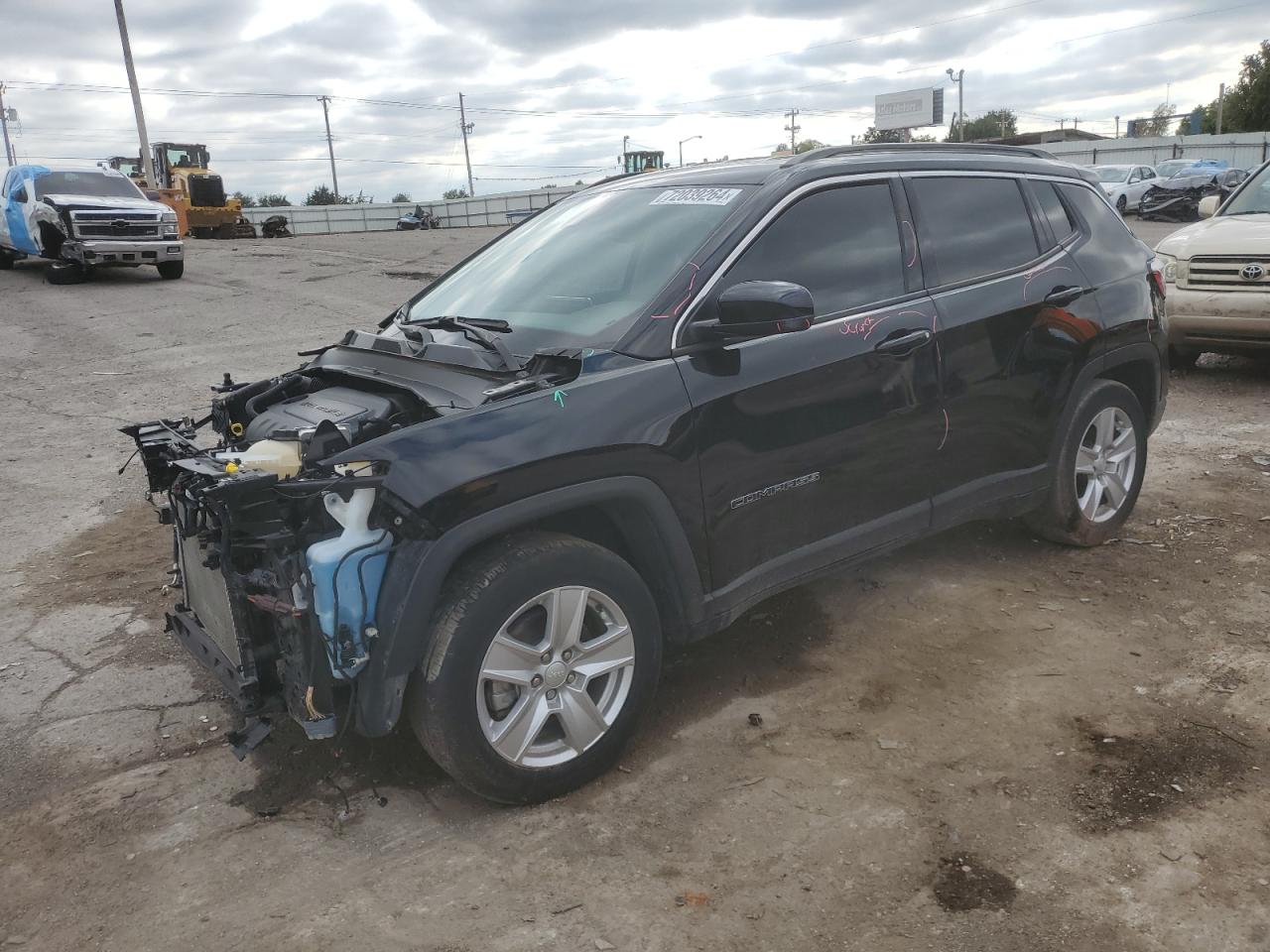 2022 JEEP COMPASS LATITUDE VIN:3C4NJCBB5NT192450