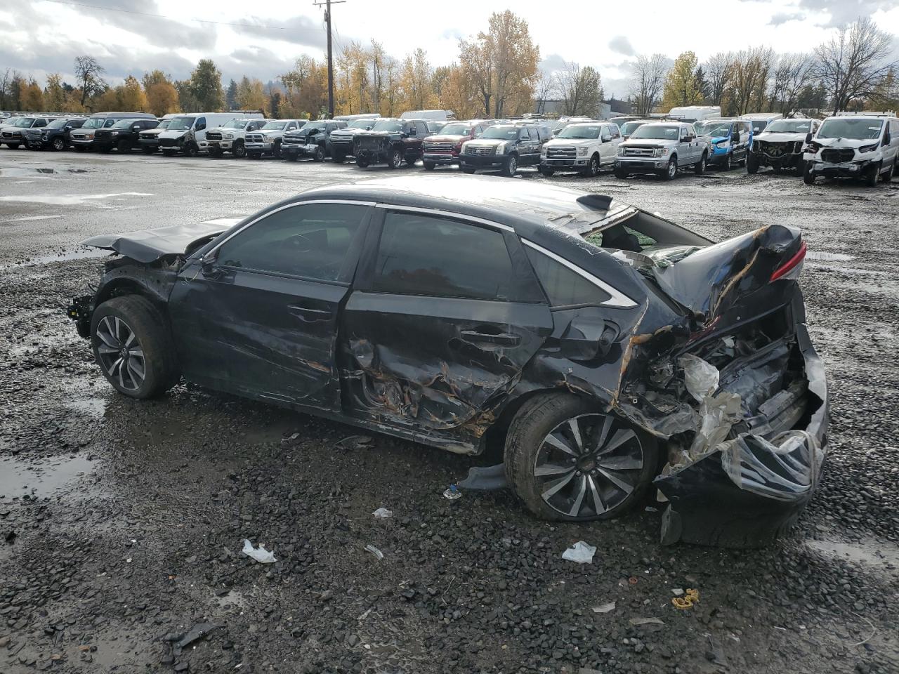 2022 HONDA CIVIC EX VIN:JHMFE1F79NX005393