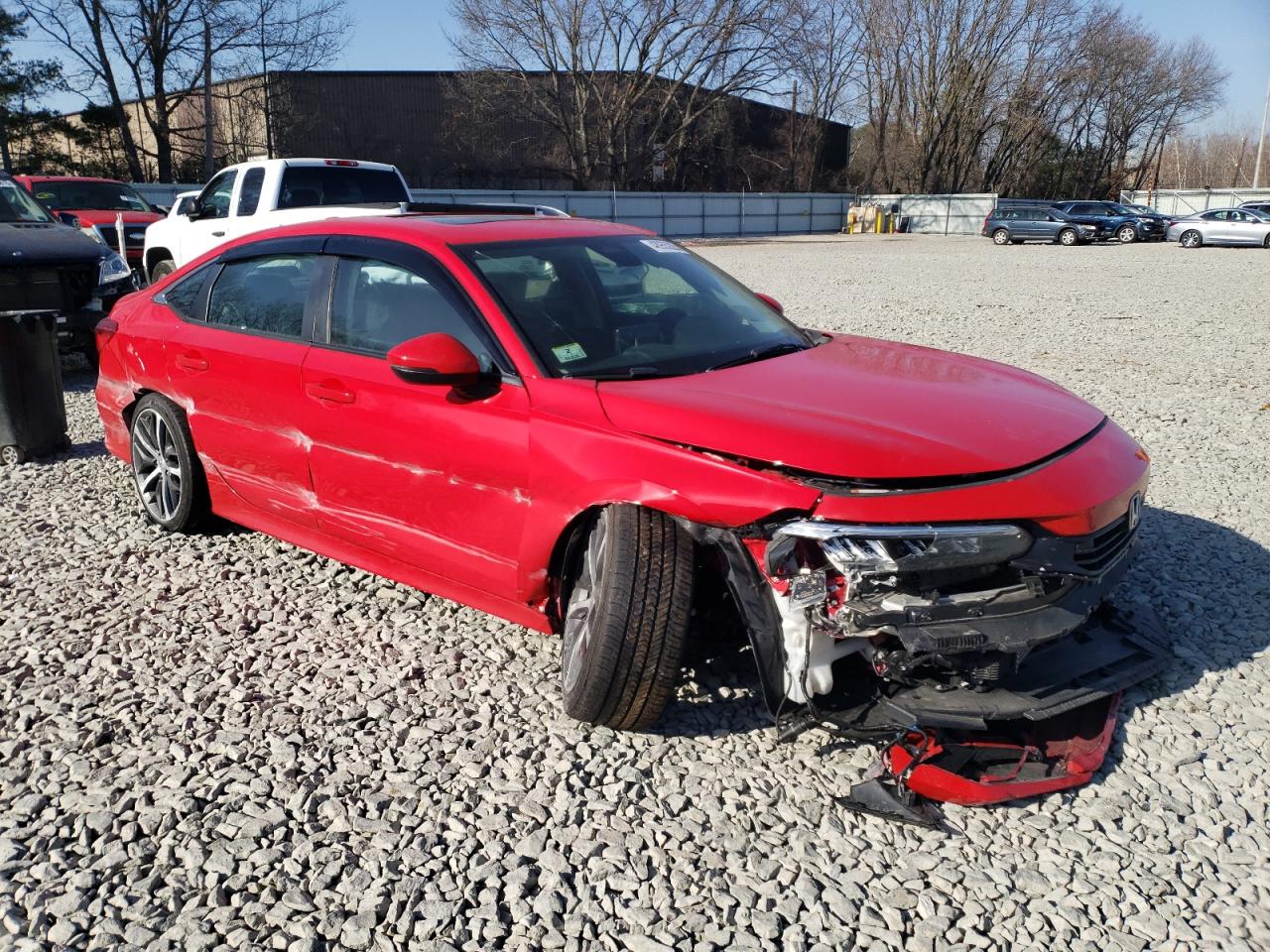 2022 HONDA CIVIC TOURING VIN:2HGFE1F94NH301575