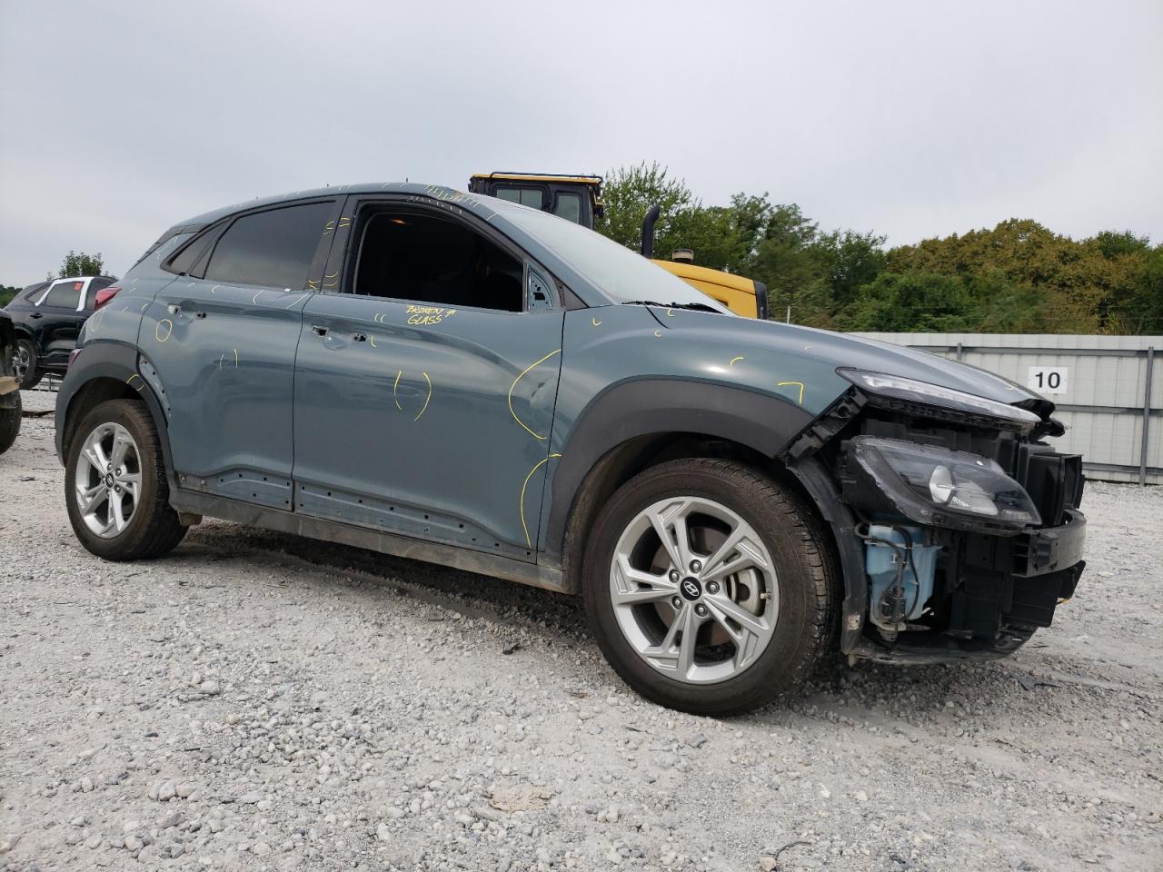2022 HYUNDAI KONA SEL VIN:KM8K6CAB2NU770155