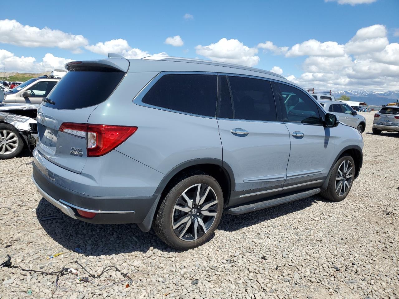 2022 HONDA PILOT ELITE VIN:5FNYF6H07NB068457