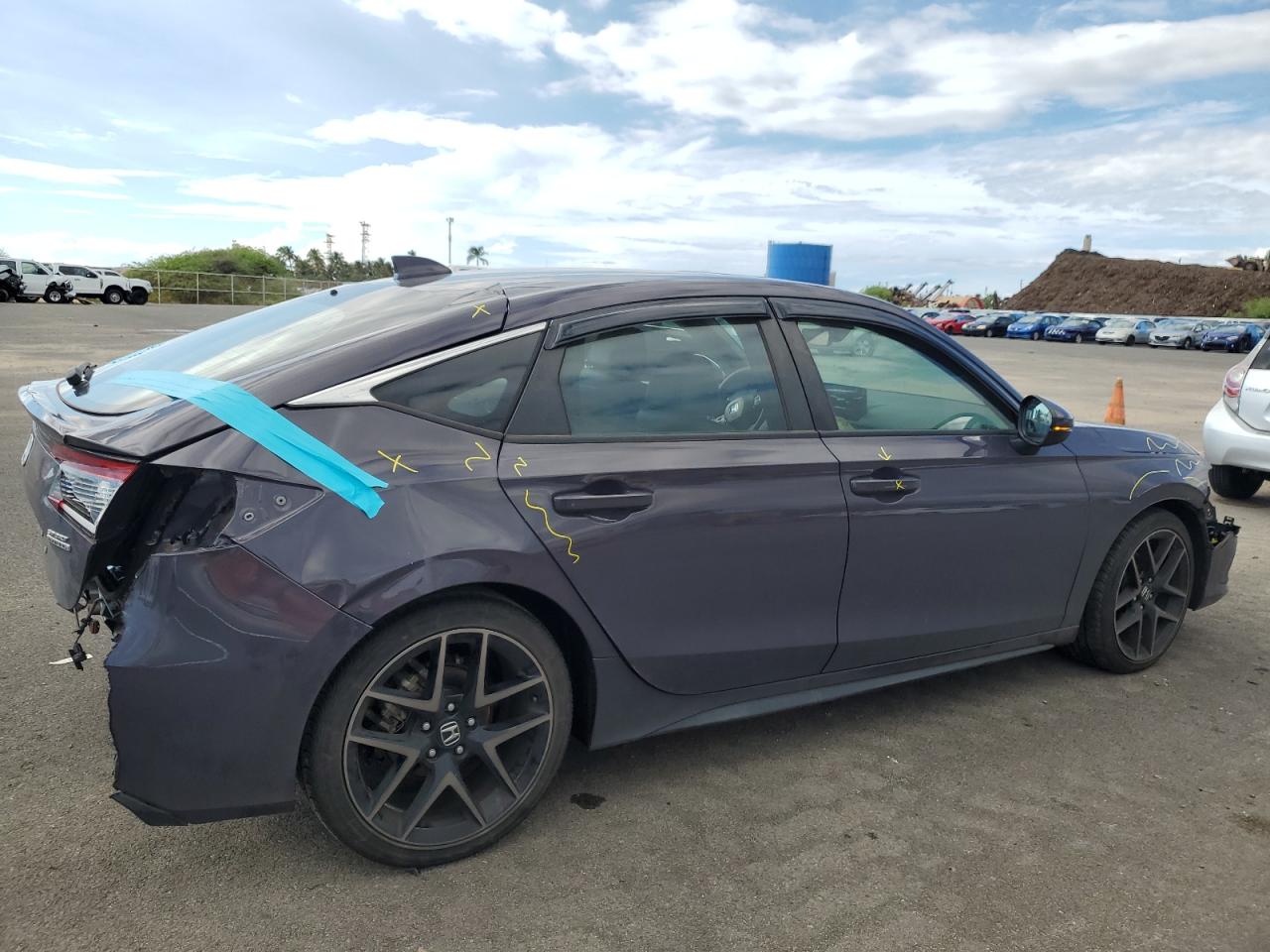 2022 HONDA CIVIC SPORT TOURING VIN:19XFL1H81NE022539