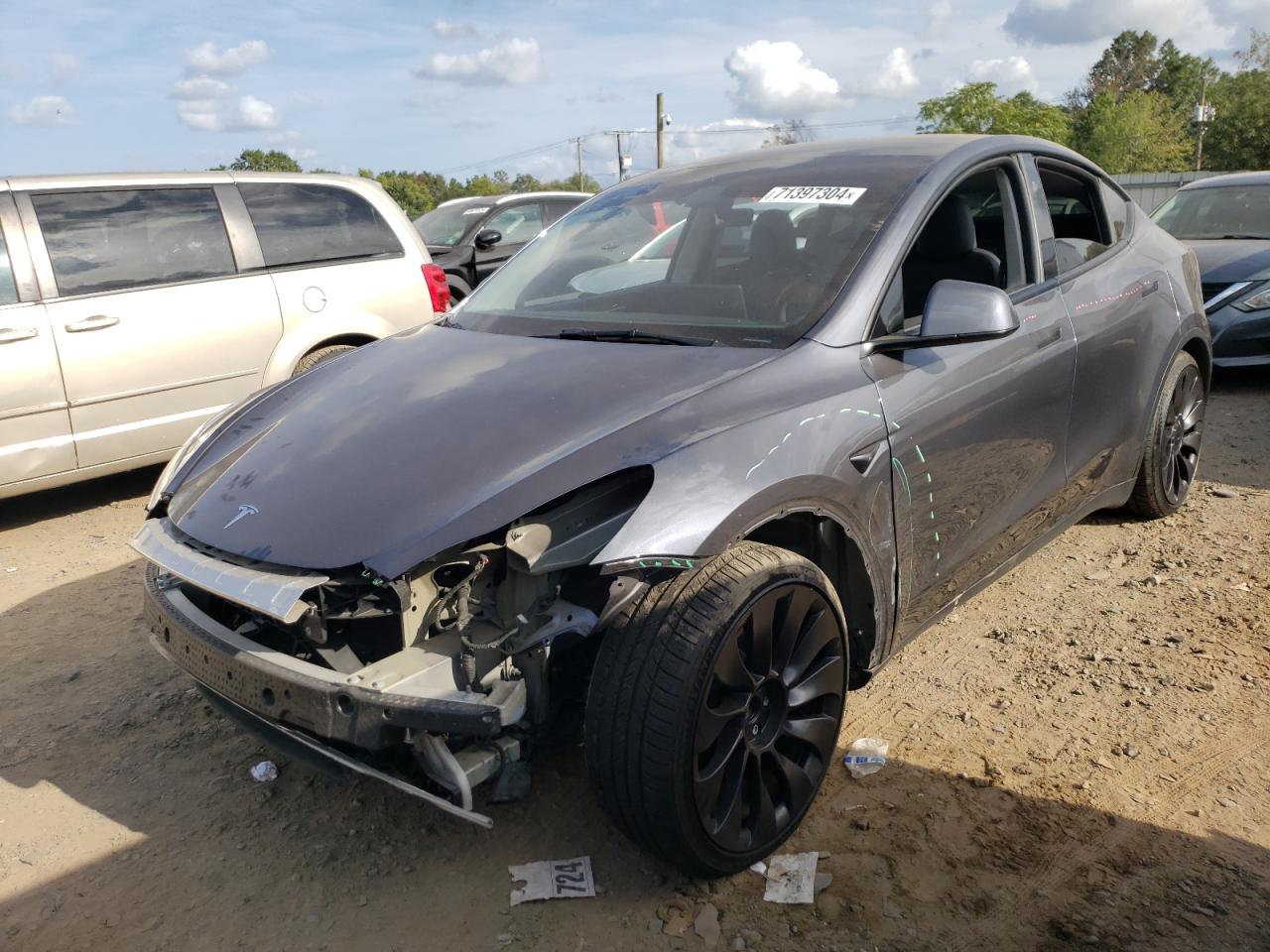 2023 TESLA MODEL Y  VIN:7SAYGDEFXPF909526