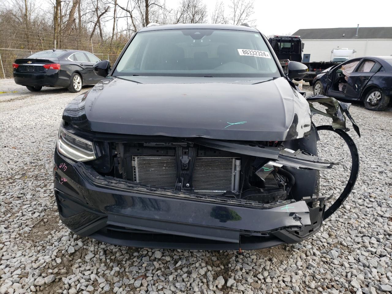 2022 VOLKSWAGEN TIGUAN SE VIN:3VV2B7AX8NM038265